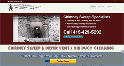 Desktop Screenshot of chimneysweepsanfrancisco.com